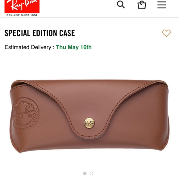 Ray-Ban Accessories - Ray-Ban special edition brown leather case